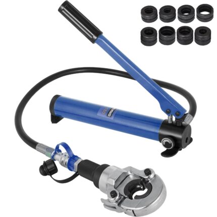 Pince à sertir hydraulique VEVOR 6T – Pince de sertissage 16 / 20 / 25 / 32 mm, profil TH et U pour tubes composites PEX