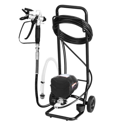 Pulvérisateur de peinture sans air VEVOR sur support, 650W, 3000 PSI, avec chariot