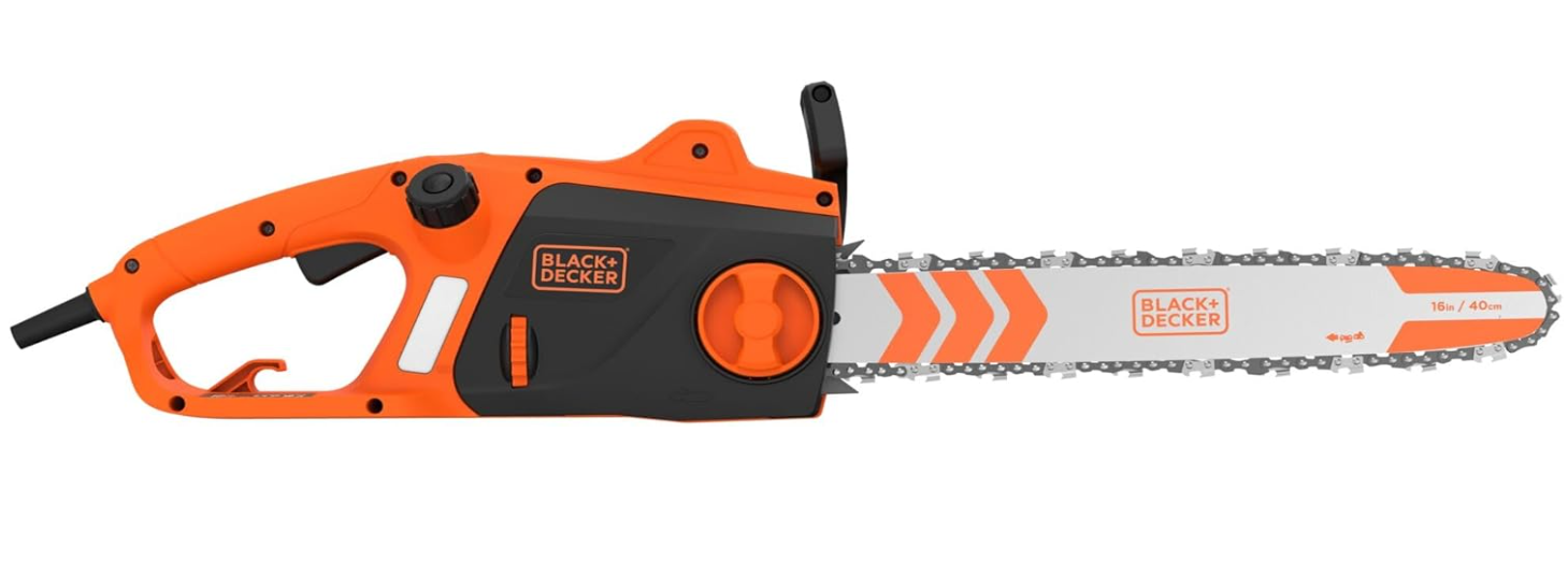 BLACK+DECKER BECS1835-QS – Tronçonneuse électrique 1 800 W – Guide 35 cm 1 14