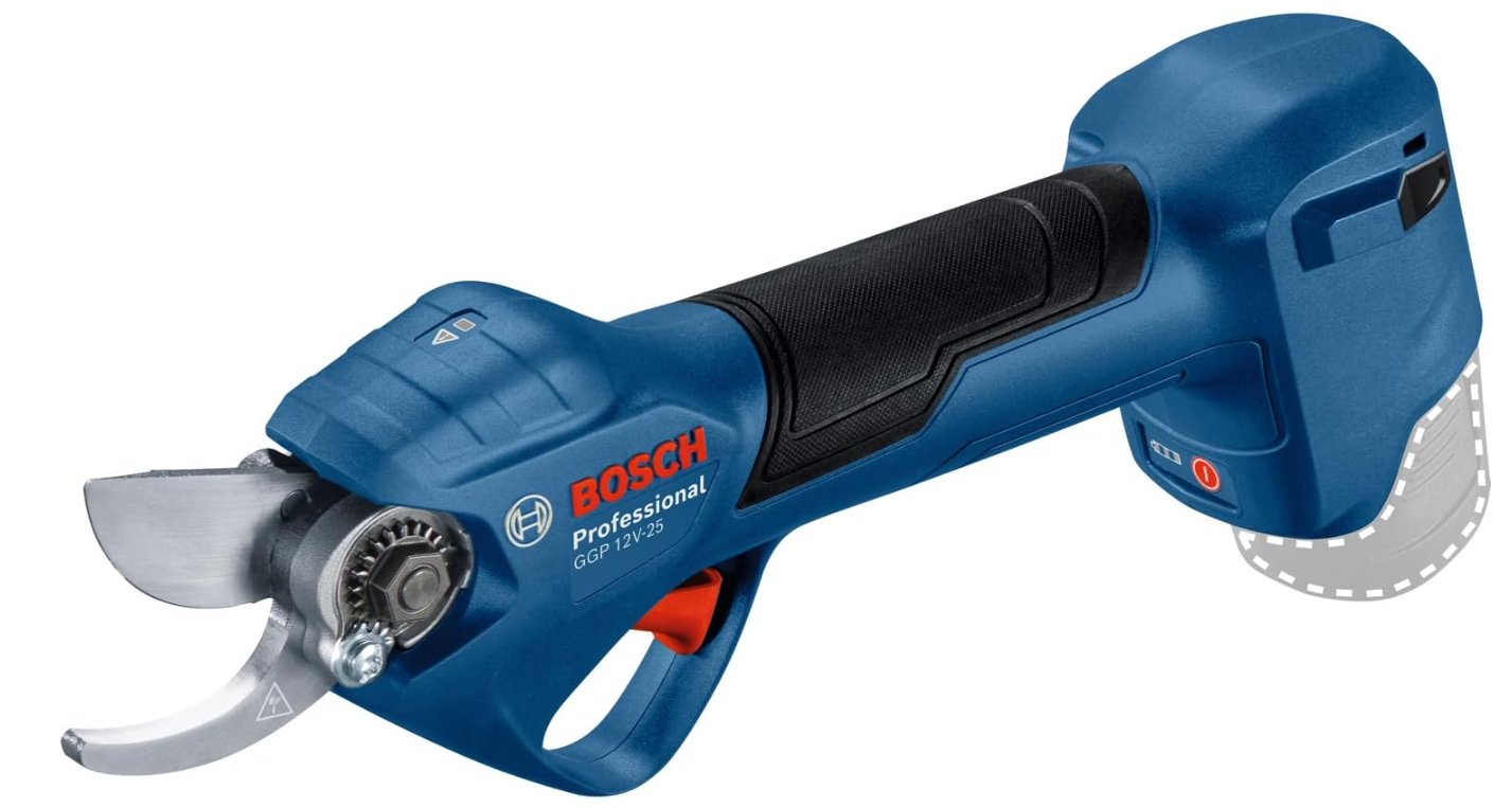 Bosch Professional GGP 12V-25 – Forbici da potatura elettriche a batteria da 12V – Capacità di taglio 25 mm – Solo utensile 1 19