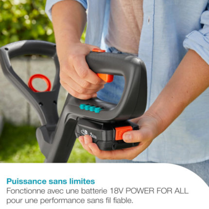 Tagliabordi a batteria GARDENA EasyCut 23/18V P4A con batteria e caricabatterie