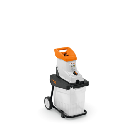 Broyeur électrique de végétaux STIHL GHE 140 L 2500 W avec bac de ramassage de 60 litres