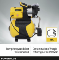 Vue avant de la pompe Powerplus POWXG9573