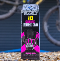 Muc-Off 5x Premium Brush Set | Kit de 5 brosses de nettoyage pour vélo | Green Agritec