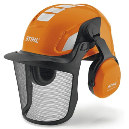 Casque forestier STIHL ADVANCE X-Vent avec protection auditive et visière métallique